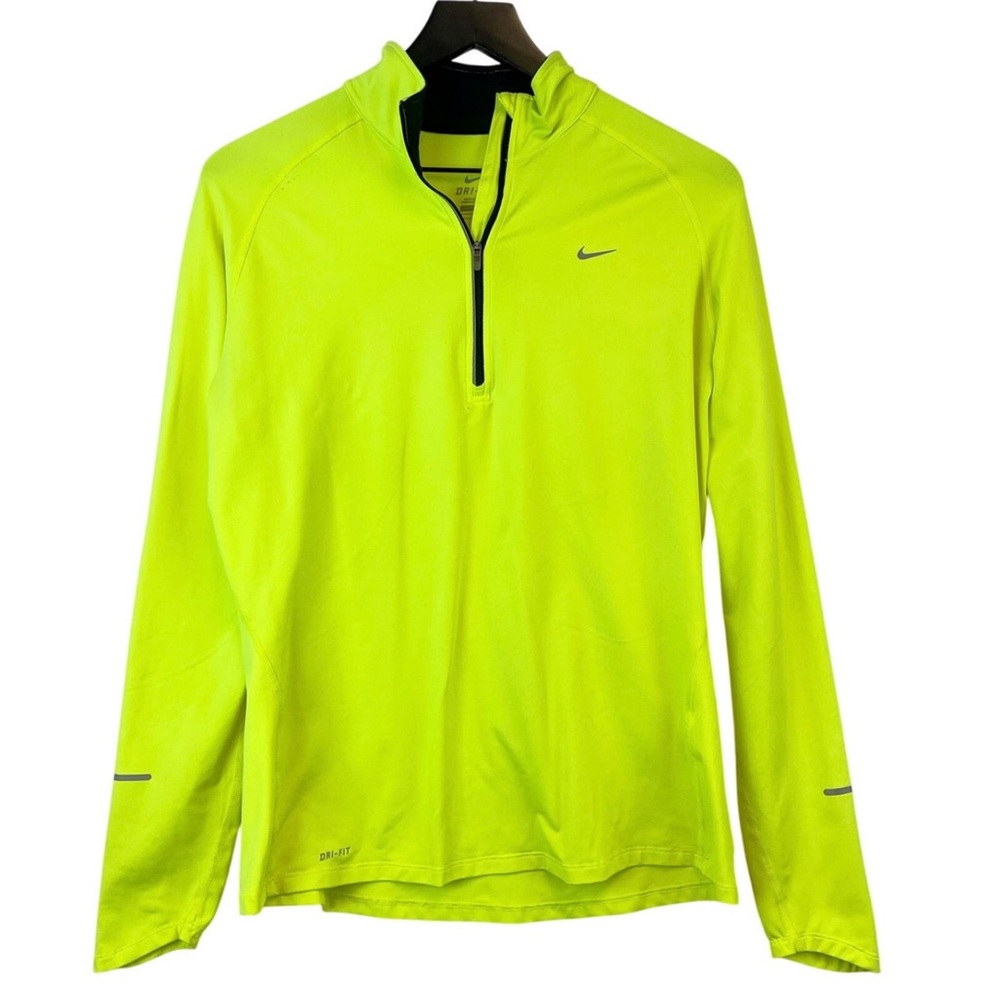 Nike Yellow Performance Jacket With Half-Zip And … - image 2